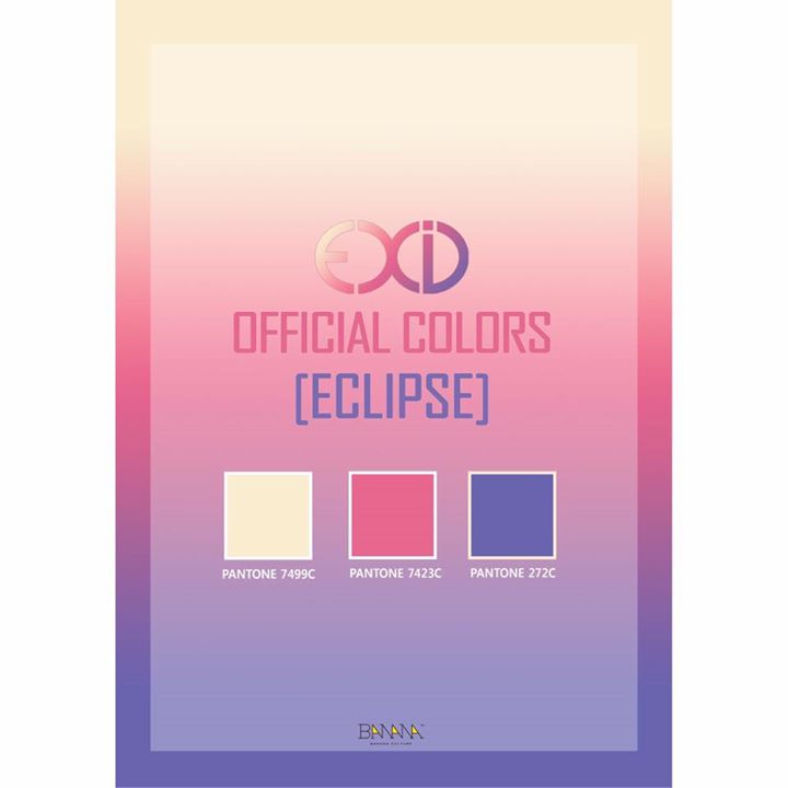 EXID c&ocirc;ng bố m&agrave;u ch&iacute;nh thức của fandom LEGGO l&agrave; Eclipse (Thi&ecirc;n Thực). Tr&ugrave;ng t&ecirc;n với mini album thứ ba vừa ph&aacute;t h&agrave;nh th&aacute;ng 4, bao gồm ca kh&uacute;c chủ đề "Night Rather Than Day".
