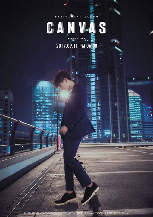 2PM Junho ra ảnh teaser cho mini album đầu tiên tại Hàn Quốc "CANVAS", gồm 7 ca khúc do anh đồng sáng tác và viết lời phát hành ngày 11/9. 