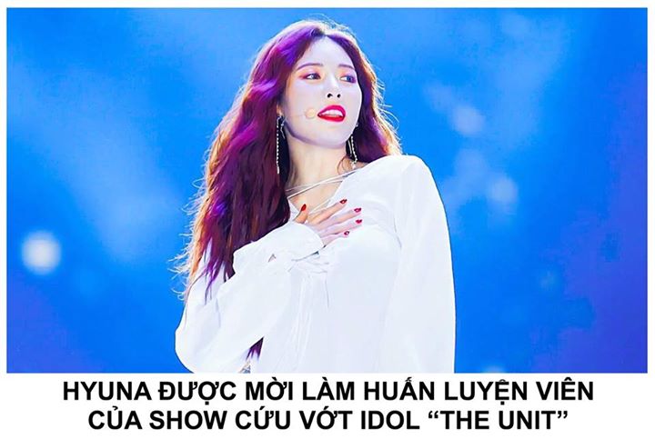 KBS cho biết HyunA đang tích cực xem xét lời mời làm huấn luyện viên cùng Rain để truyền đạt kinh nghiệm cho các thí sinh.