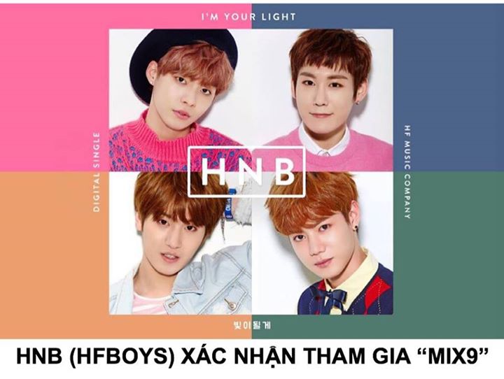 Bước ra từ “Produce 101” mùa 2, Park Woo Dam, Woo Jin Young, Cho Yong Geun và Jeong Won Cheol từng ra single dành tặng fan “I’m Your Light” sau khi chương trình kết thúc. Sáng nay HF Music Company xác nhận 4 trainee của công ty sẽ tiếp tục tham gia chương