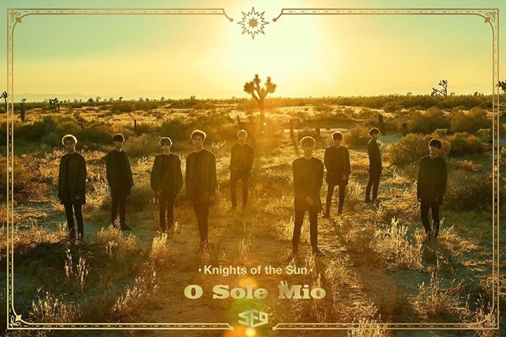 SF9 tung ảnh teaser cho mini album thứ ba &ldquo;KNIGHTS OF THE SUN&rdquo; ph&aacute;t h&agrave;nh ng&agrave;y 12/10. MV ca kh&uacute;c chủ đề &ldquo;O Sole Mio&rdquo; (&Aacute;nh nắng của t&ocirc;i trong tiếng &Yacute;) được quay tại California. 