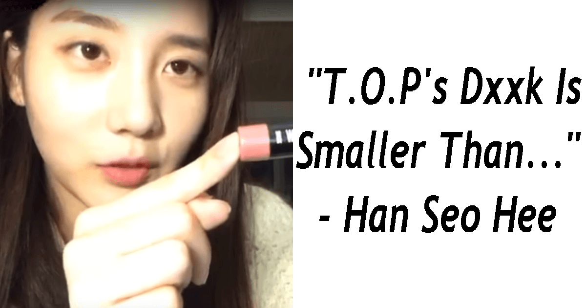 Han Seo Hee lôi T.O.P làm trò đùa trên livestream