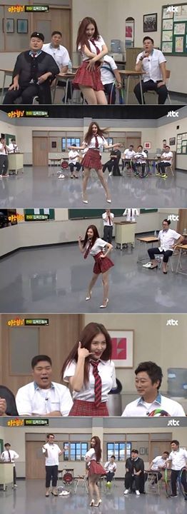 Bài báo: "Knowing Bros" Hyuna "Hành động nổi loạn của em ư? Em từng cởi trần ở LA"