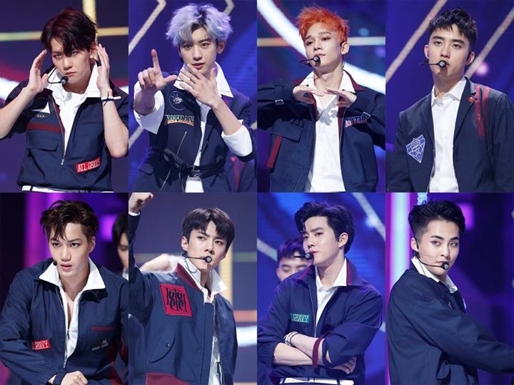 Bài báo: 'Music Bank' EXO vượt qua Yoon Jong Shin... đạt được chiếc cúp thứ 101