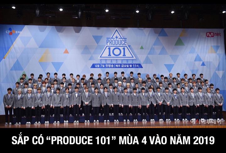 Giám đốc Mnet Kim Ki Woong tiết lộ nhà đài đang lên kế hoạch sản xuất mùa 4 của “Produce 101” với các thí sinh nam. Hiện chưa xác định chương trình sẽ chỉ có sự tham gia của trainee Hàn Quốc, hay là một dự án hợp tác Nhật - Hàn như “Produce48”.