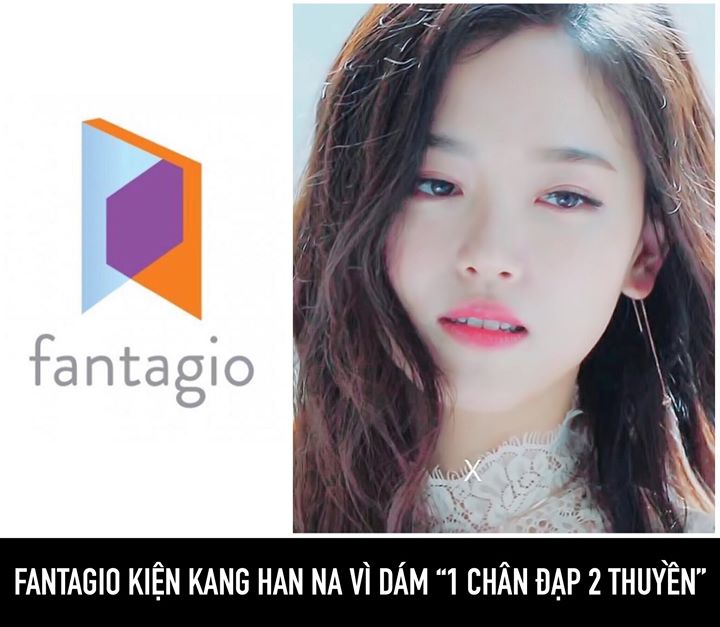 Kang Han Na vừa ký hợp đồng với STARDIUM - công ty mới do nhà sáng lập Fantagio Na Byung Joon thành lập sau khi ông bị cổ đông Trung Quốc dồn ép rời khỏi chiếc ghế quản trị. Tuy nhiên Fantagio tuyên bố họ sẽ khởi kiện nữ diễn viên “Người Tình Ánh Trăng” d