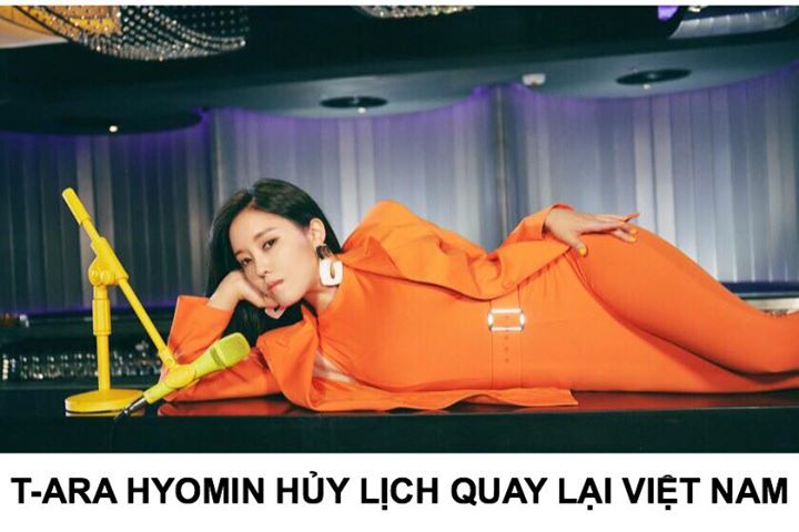 Công ty thông báo do bị viêm ruột cấp tính, hôm nay Hyomin sẽ không bay sang Việt Nam quay show mới của SBS FunE cùng nam diễn viên Kang Tae Oh, Heo Kyung Hwan và MC Boom kéo dài 1 tuần ở Nha Trang