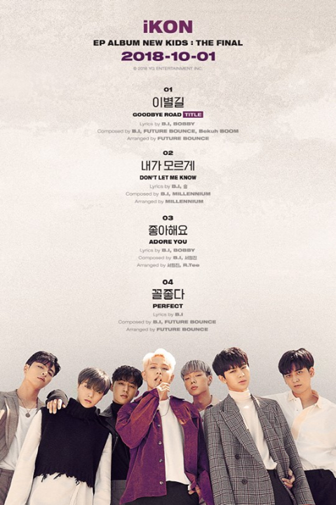 [naver] Album mới của iKON 'danh sách các ca khúc' được tiết lộ "B.I sáng tác và viết lời cho tất cả"